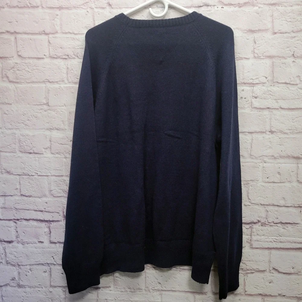 NEW J Crew Lambswool Blend Crewneck Sweater Mens XL‎ Pullover Preppy Cozy Travel